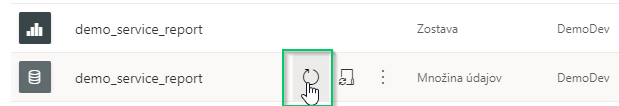 Nastavenie Power BI - obnova dát